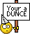 dunce